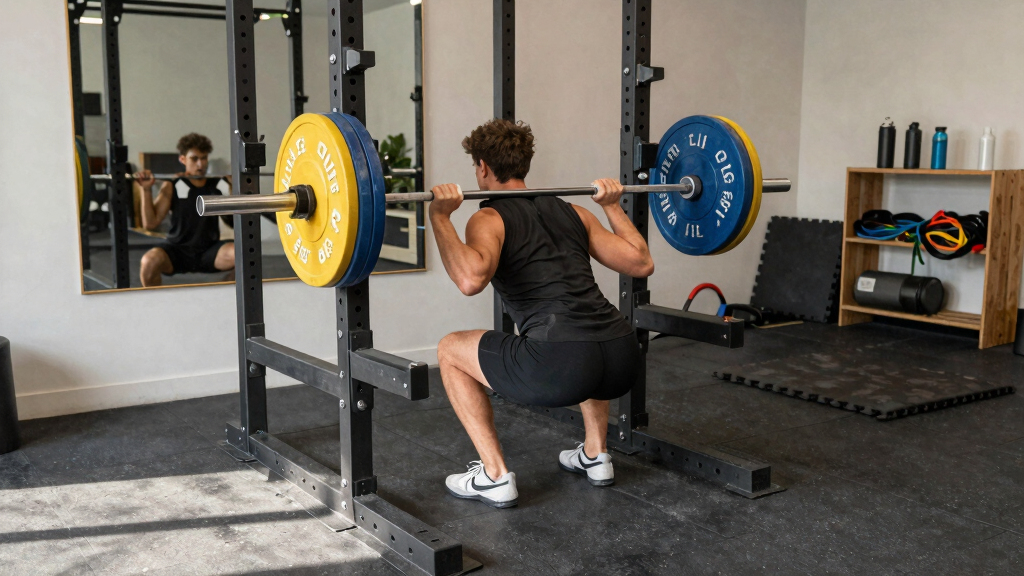 best squat rack for home strength and mobility room