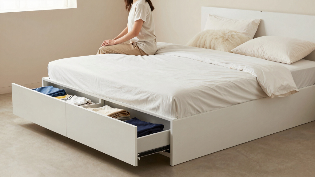 best storage bed frame king