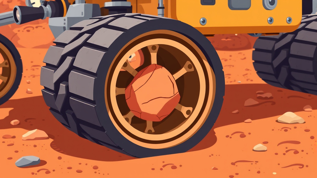 How a Mars Rover Shook a Stubborn Rock Out of Its Wheel