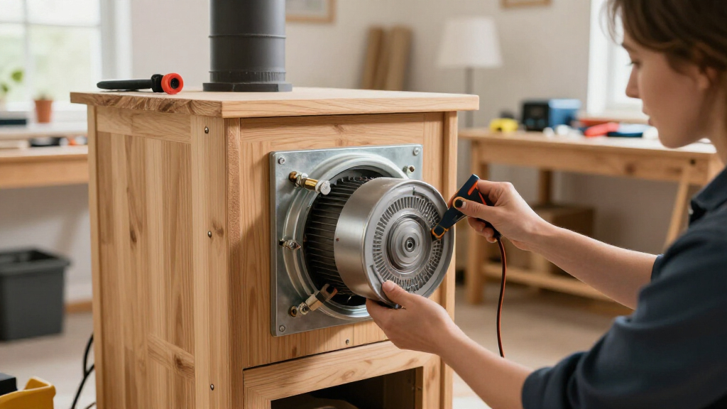 make up air kits for wood stoves with motorized damper