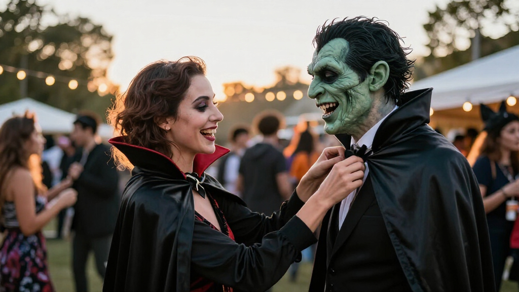 couples matching Halloween costumes