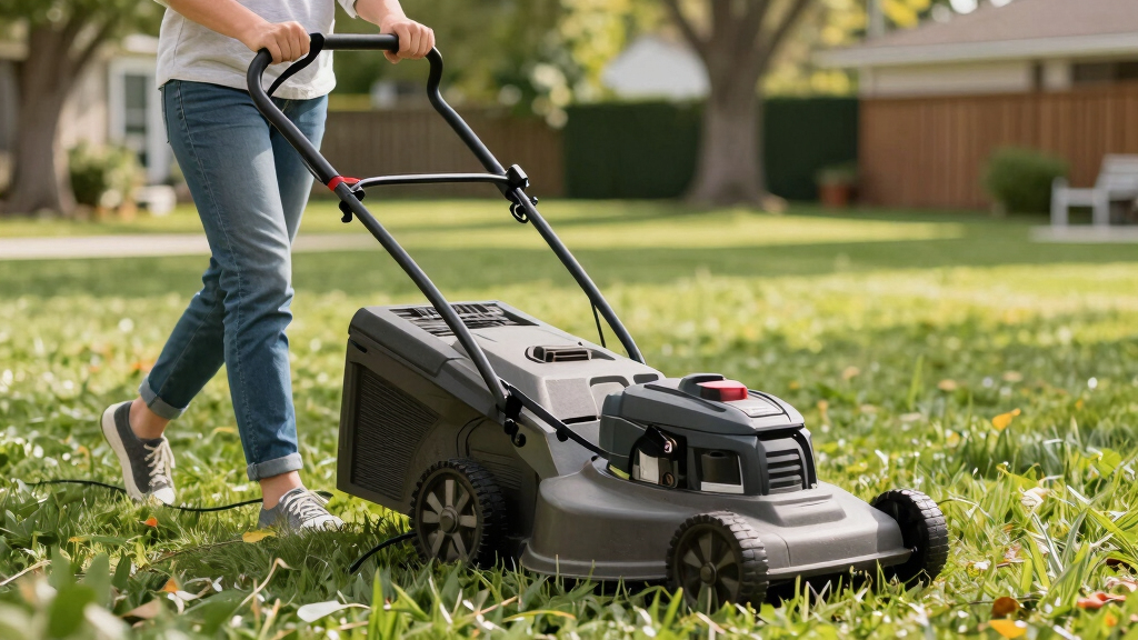 electric lawn mowers