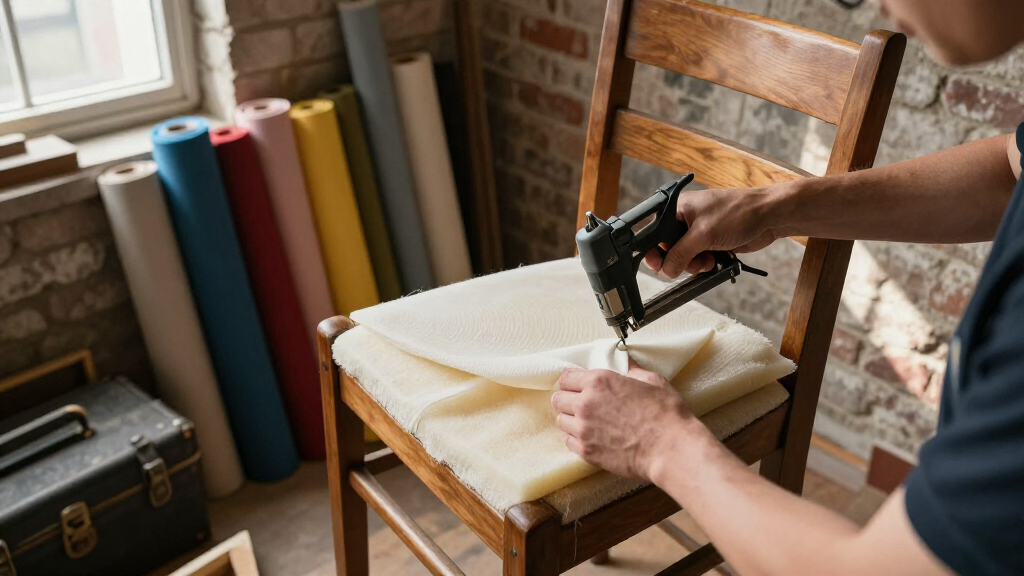 cost effective solutions for reupholstering old chairs