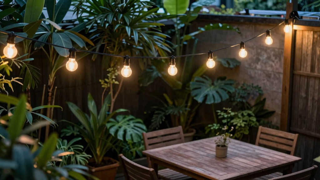 patriotic outdoor string lights