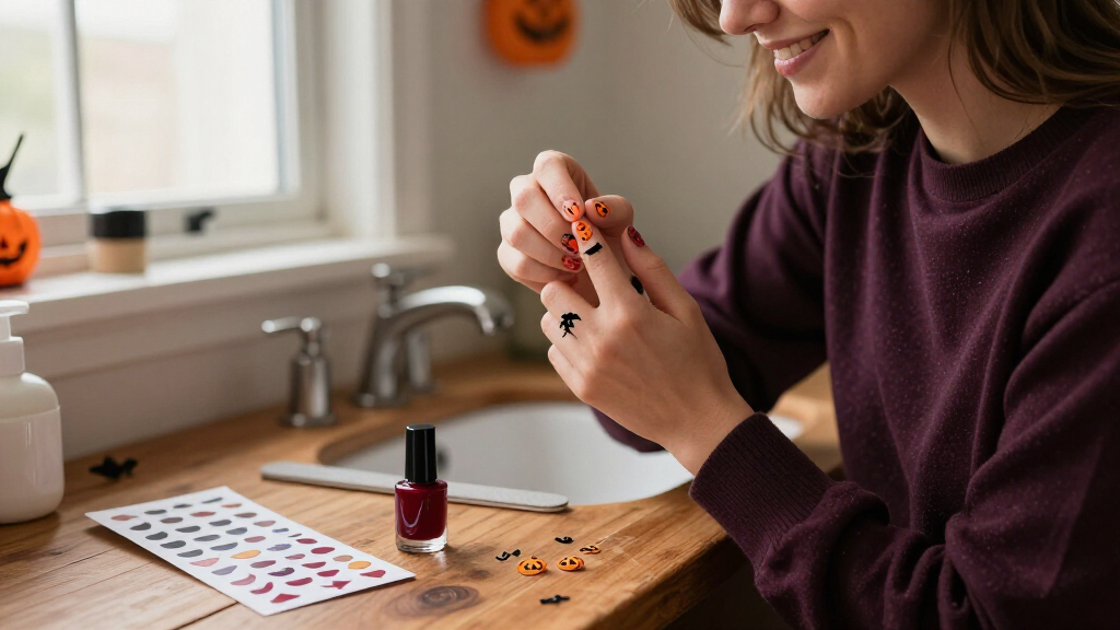Halloween nail art stickers