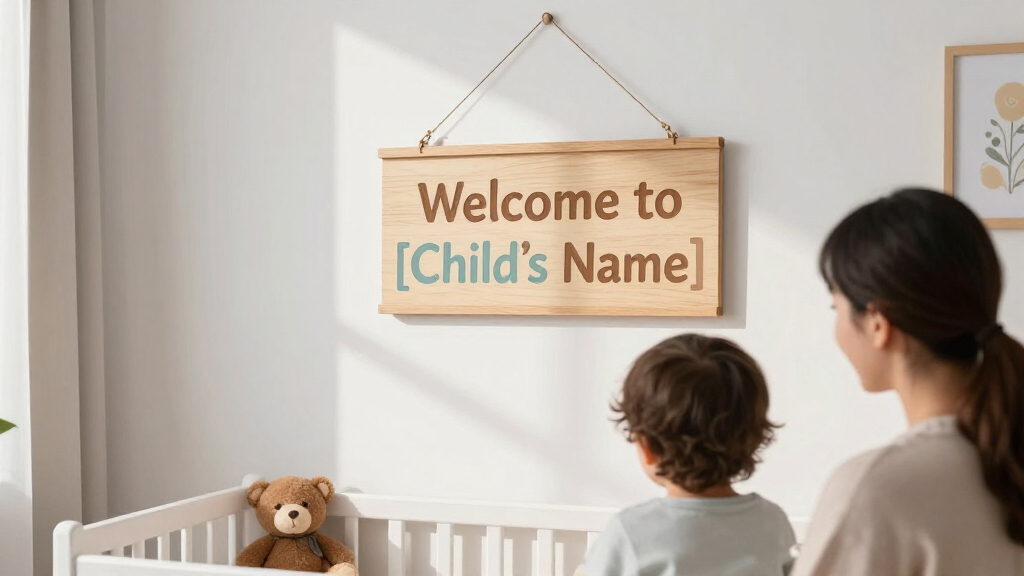 best custom nursery name signs