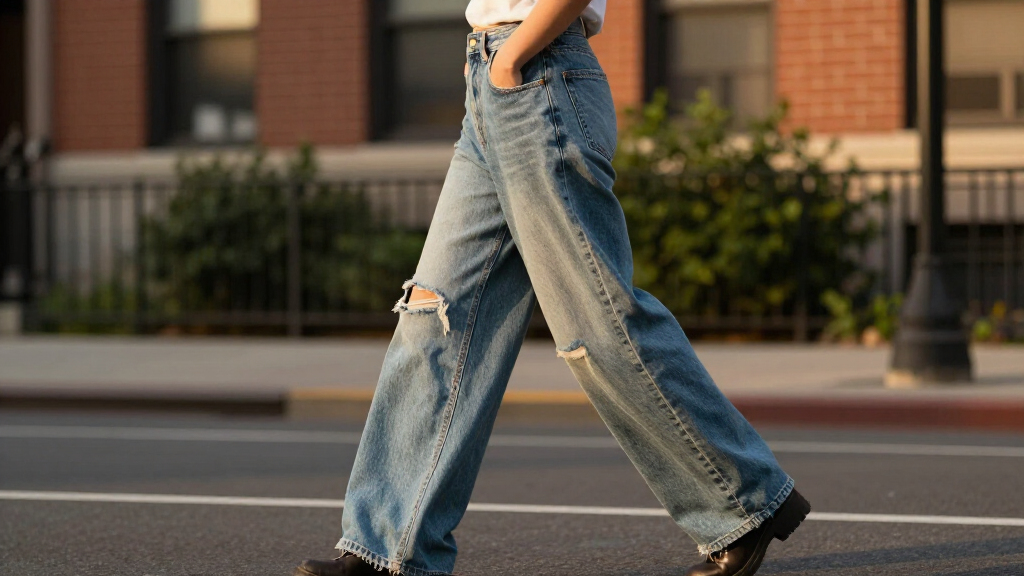 best baggy wide-leg jeans