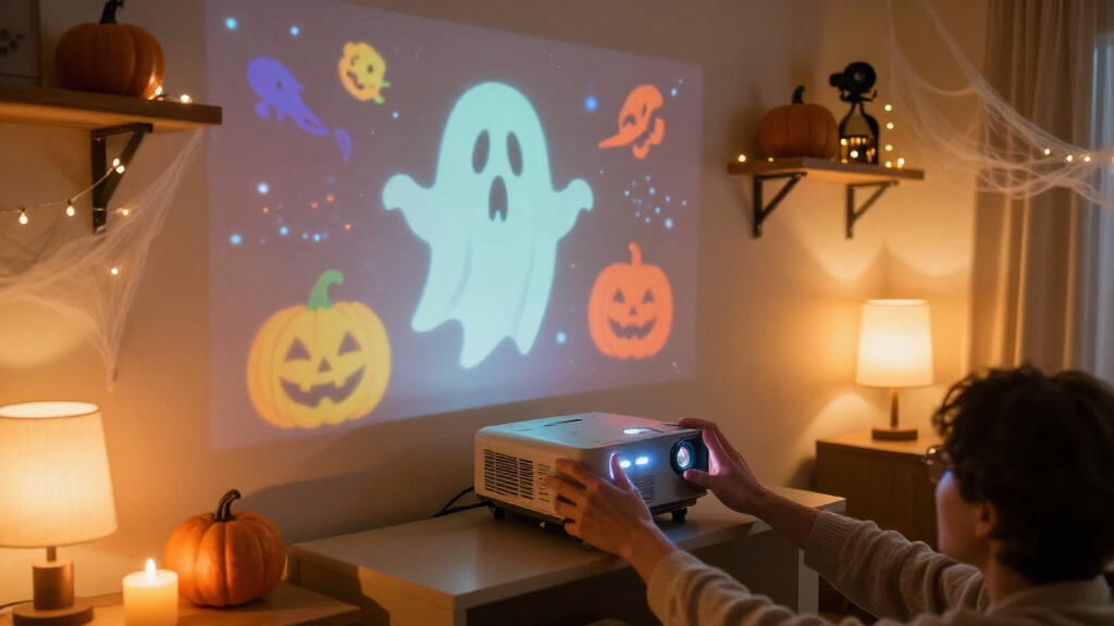 best halloween projection mapping projector