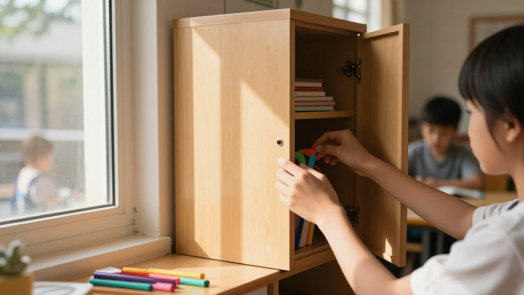 classroom storage cabinets with doors