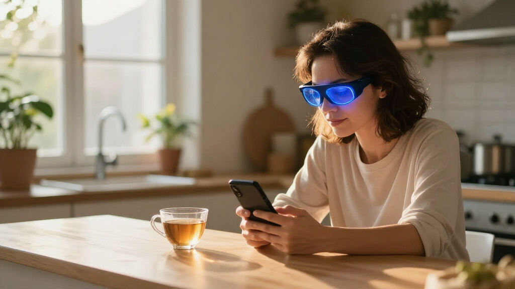 blue light therapy glasses