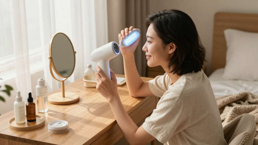 led phototherapy machine for acne