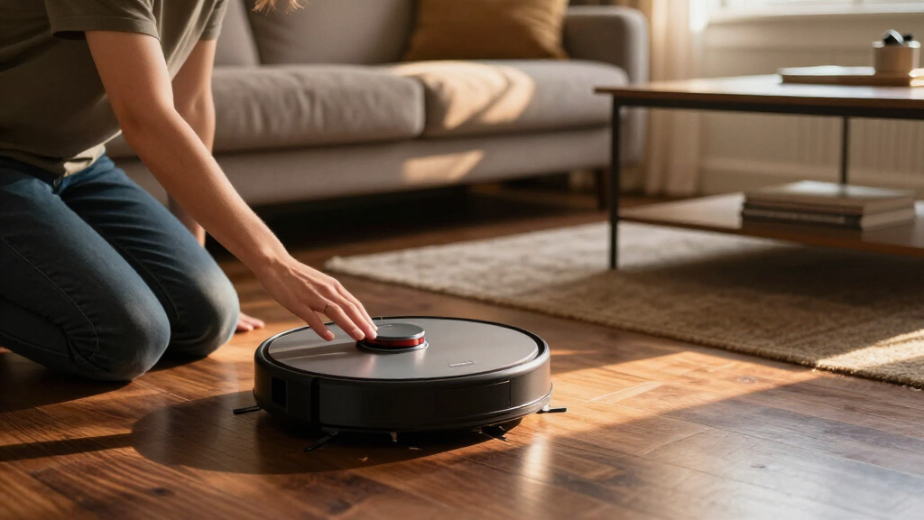 robot vacuum for dark floors