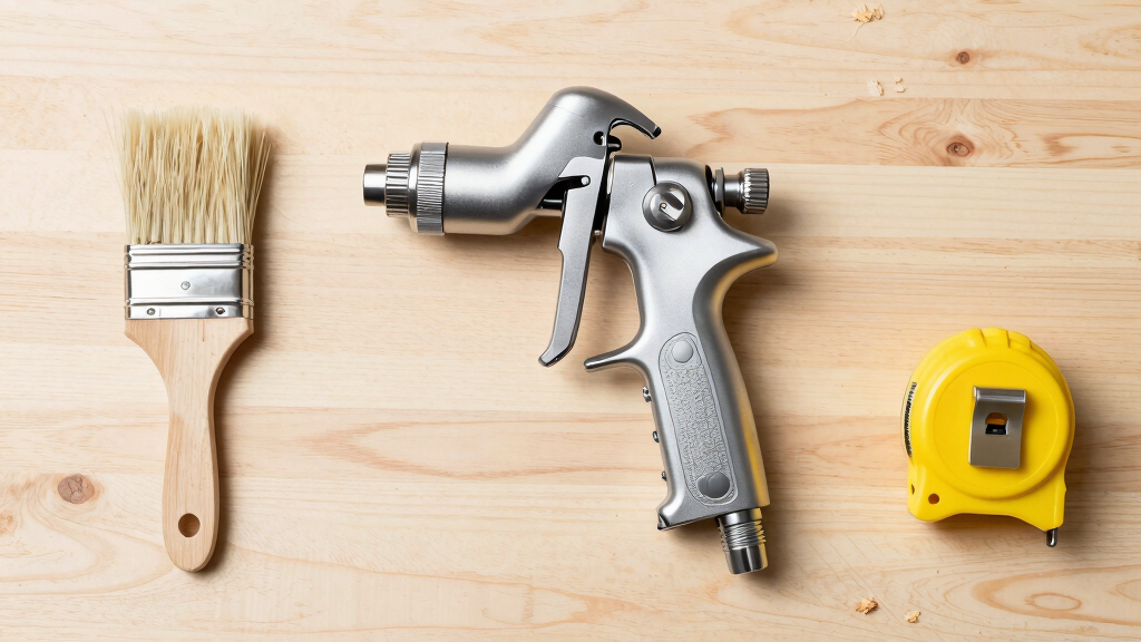 HVLP spray guns for woodworking