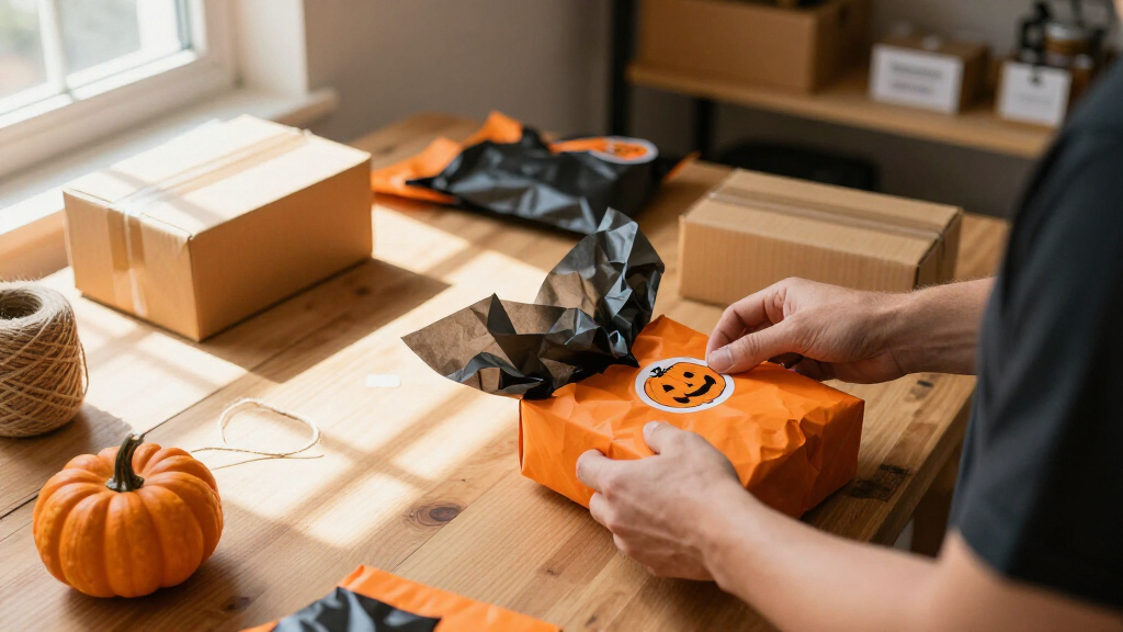 Halloween packaging supplies for ecommerce