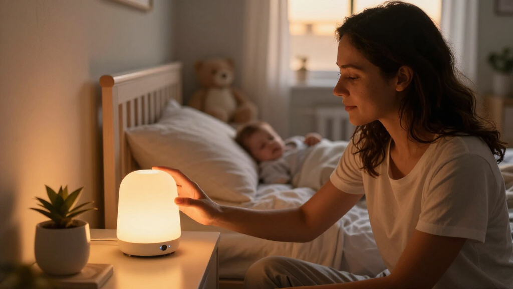 smart night lights with sleep training modes