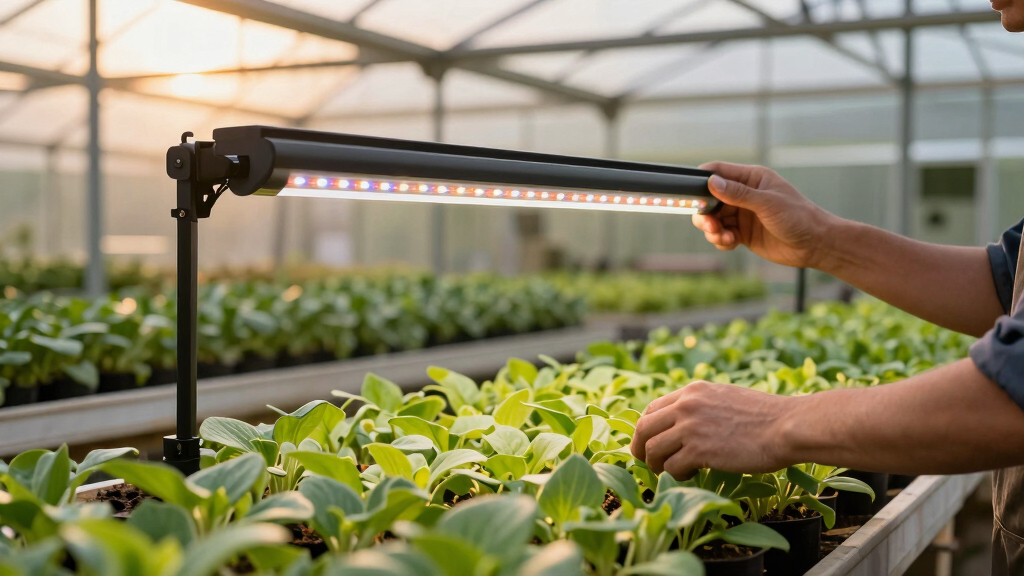 best led grow light bars for greenhouse benches
