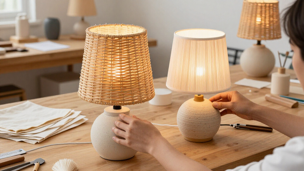 boho table lamp set