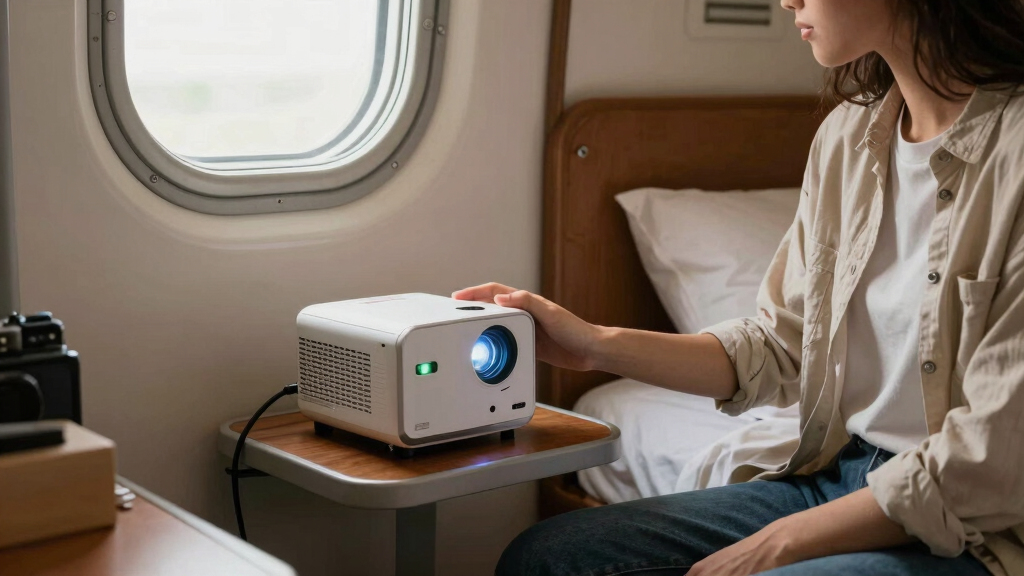 mini projector for cruise cabin
