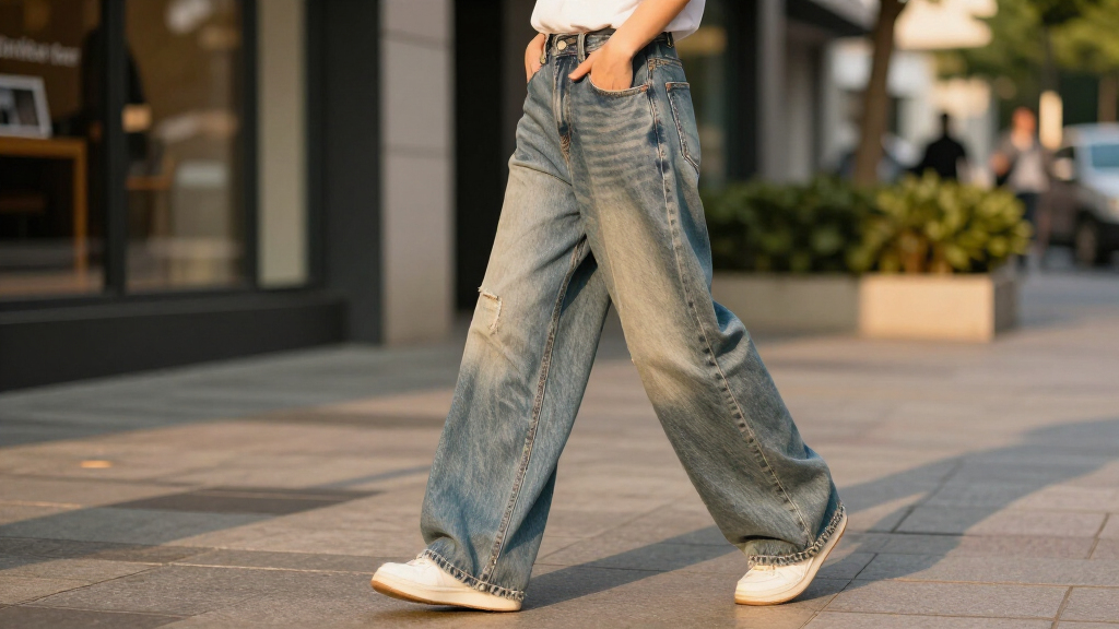 best baggy wide-leg jeans