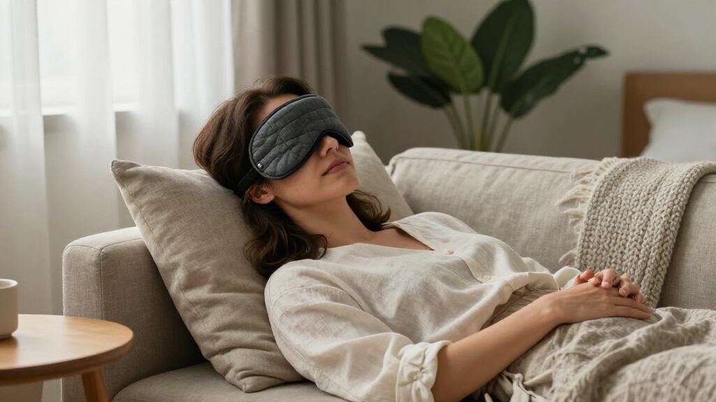 weighted sleep masks for relaxation