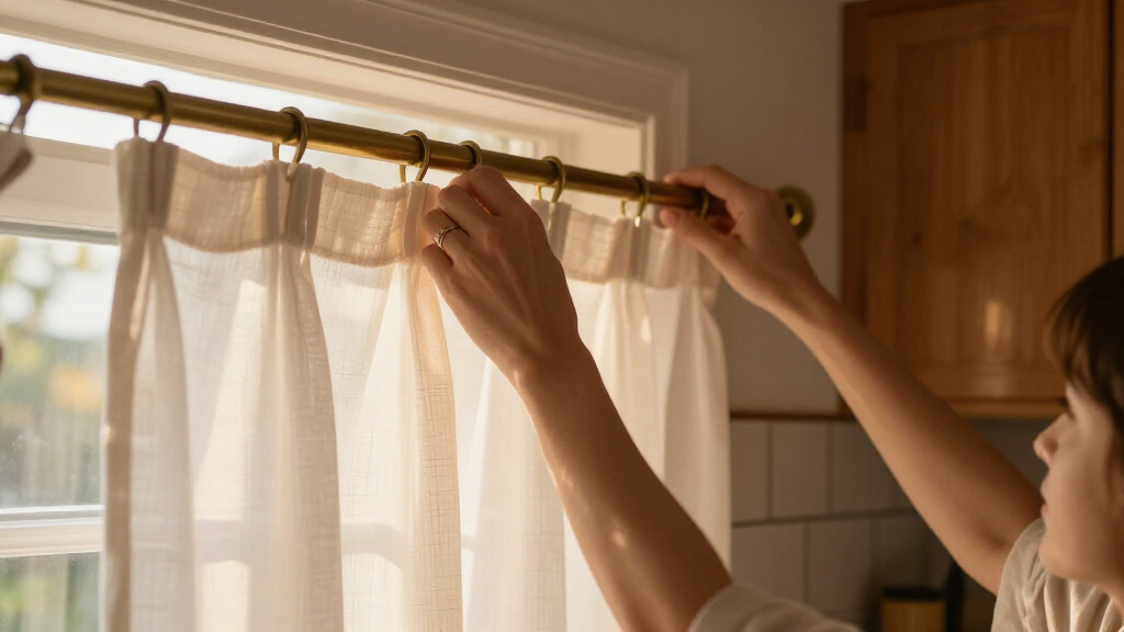 best kitchen curtain rods