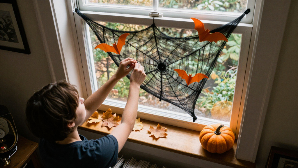 halloween window decorations