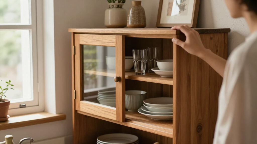 storage cabinet with doors