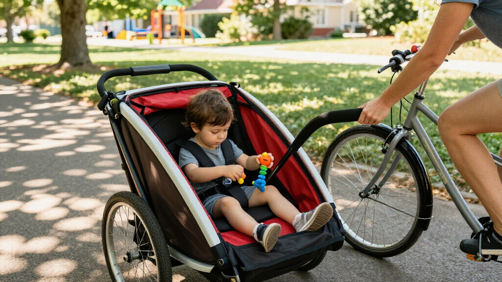 bike trailer stroller combo