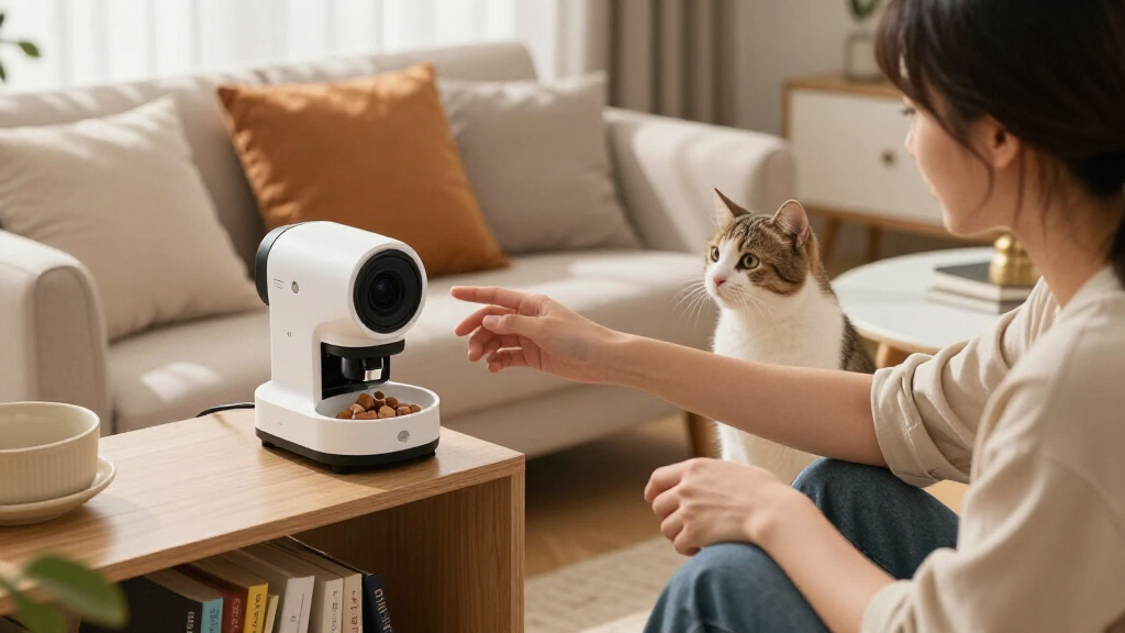 pet cameras with treat dispenser