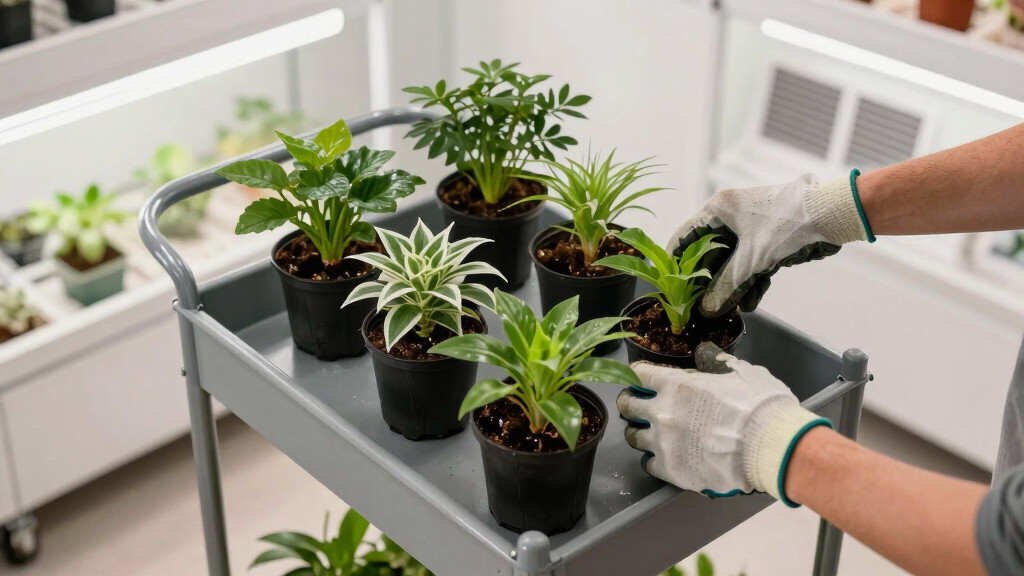 best mobile utility cart for grow rooms