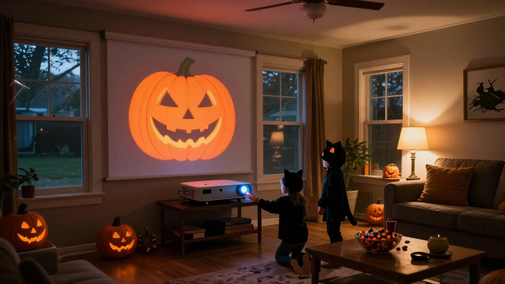 Halloween smart projectors