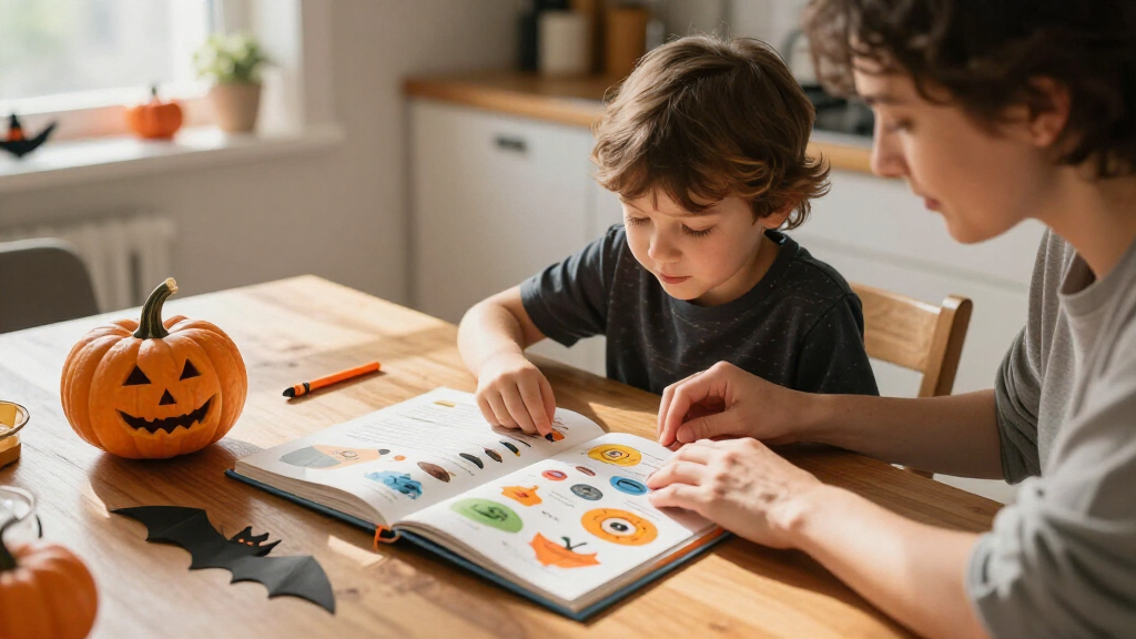 kids Halloween educational books