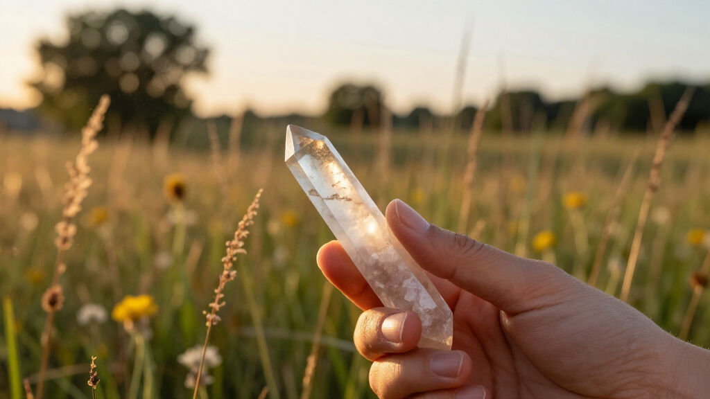 crystal healing wands