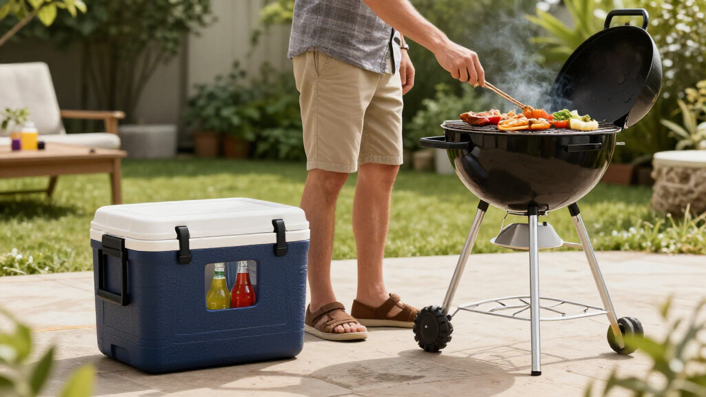 tailgating coolers and grills