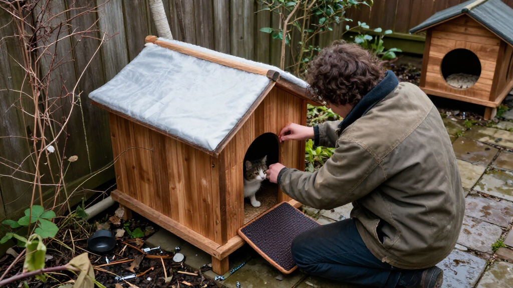 heated outdoor cat houses