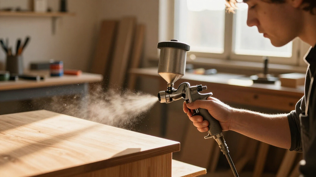 hvlp spray gun for furniture finishing