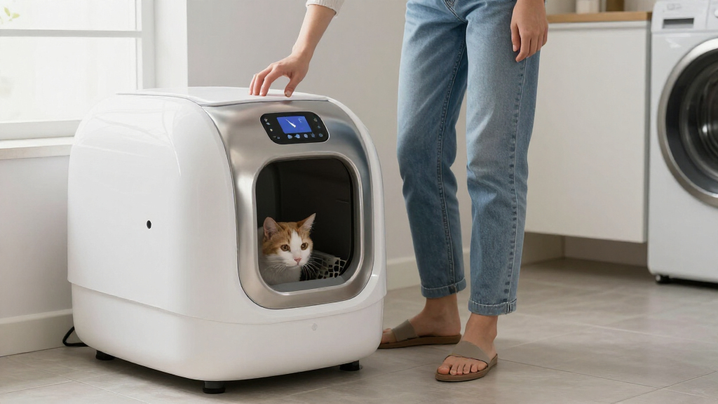 self cleaning litter boxes for multiple cats