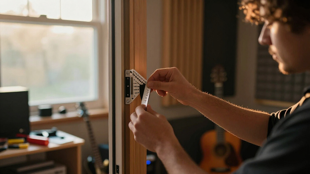 studio door soundproofing kit with automatic seal