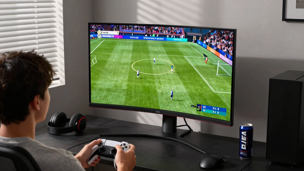 gaming monitors for FIFA watch parties