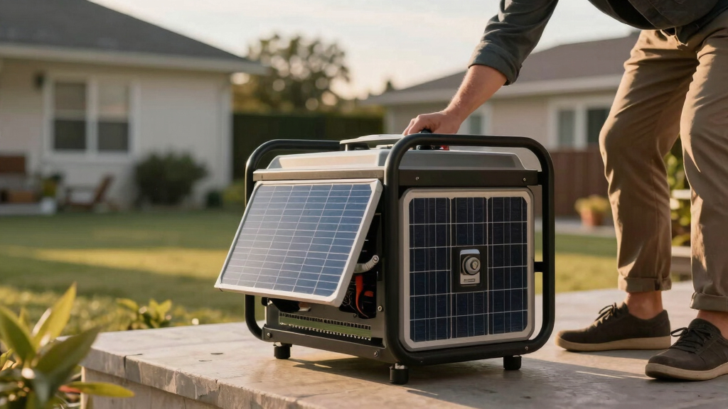 solar powered backup generators