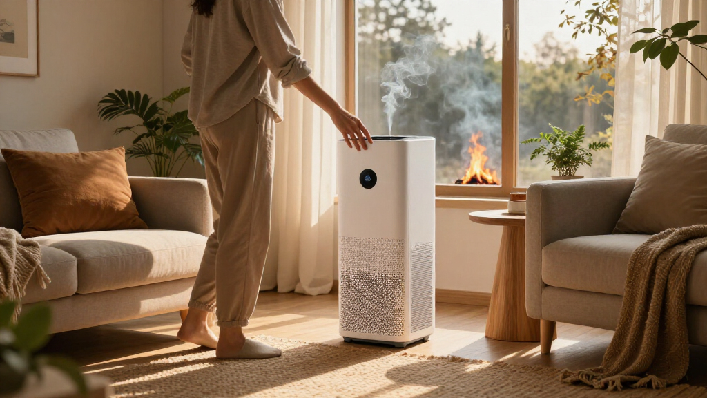 air purifier hepa for smoke wildfire