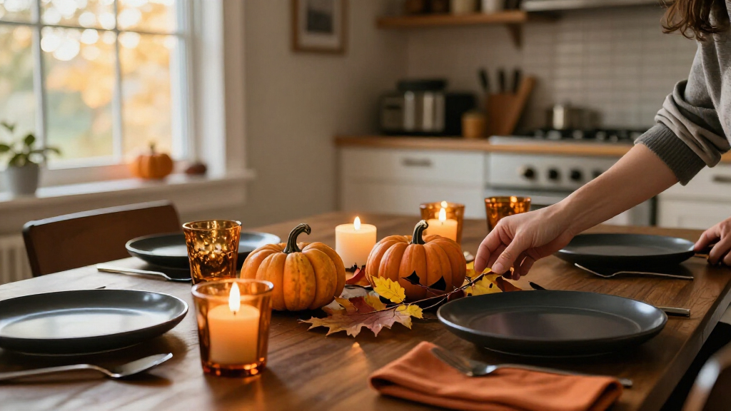 halloween table decor