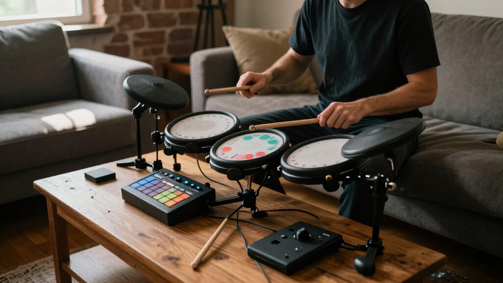 electronic drum set