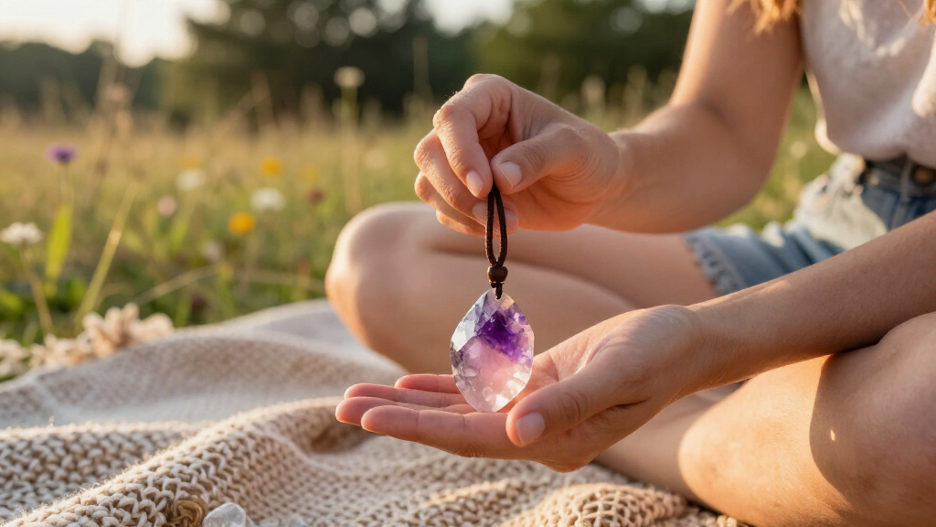 crystal healing jewelry