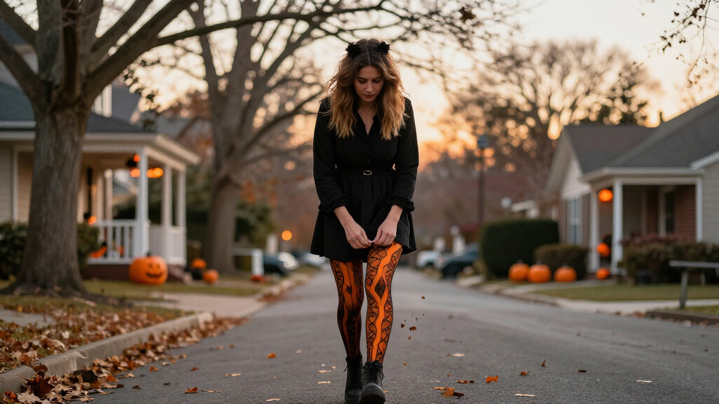 Halloween tights for women