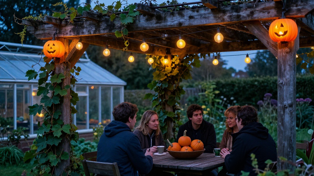 Halloween outdoor string lights