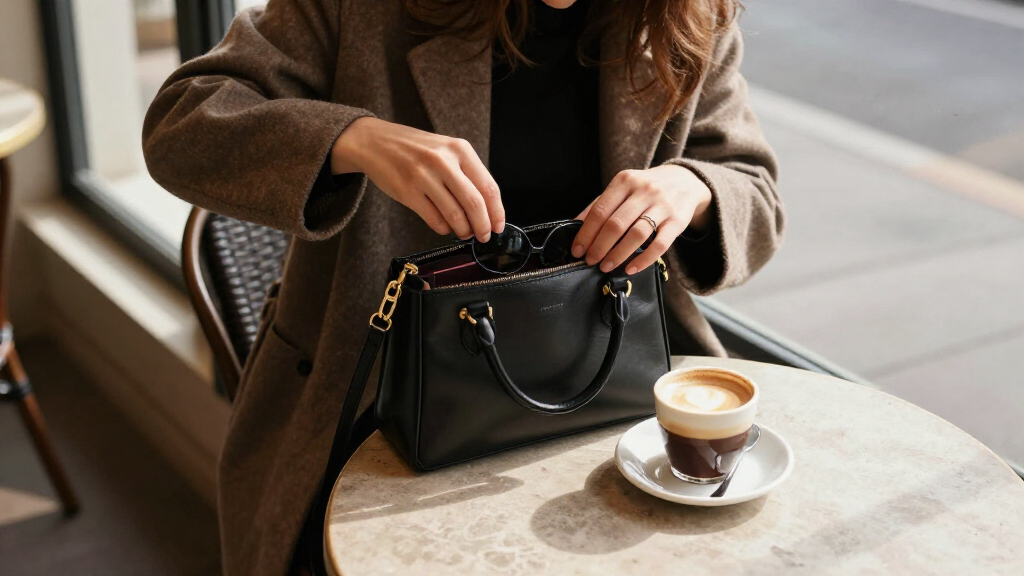 best luxury black handbags