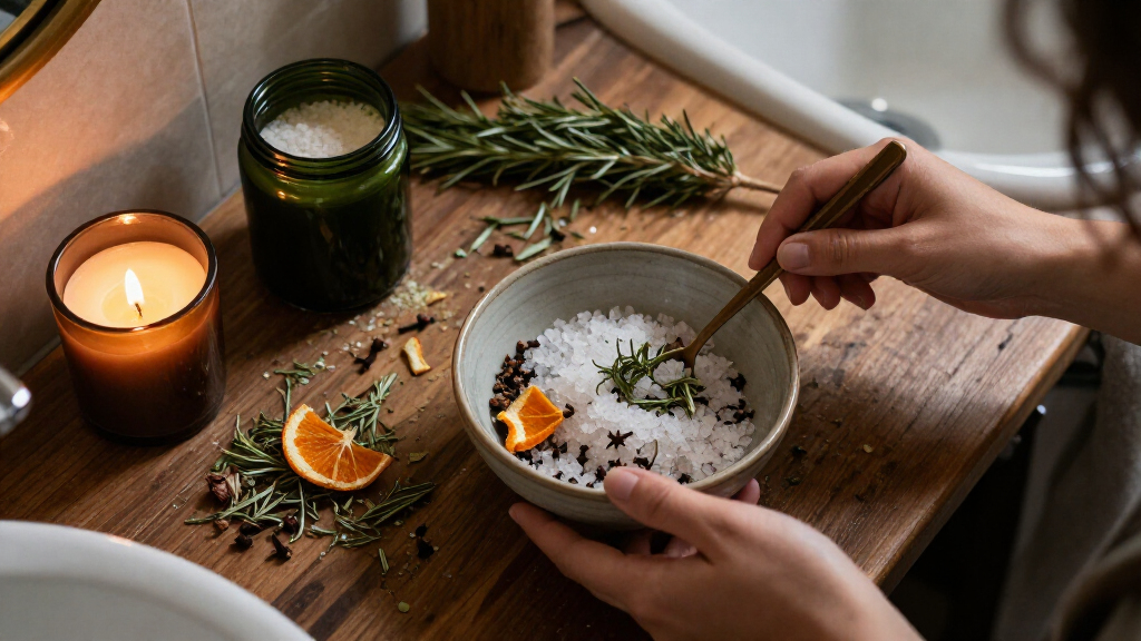 Halloween ritual bath salts