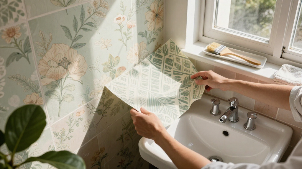 best bathroom wallpaper