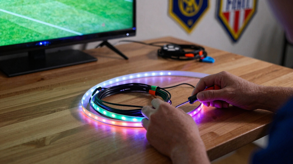soccer fan LED light strips